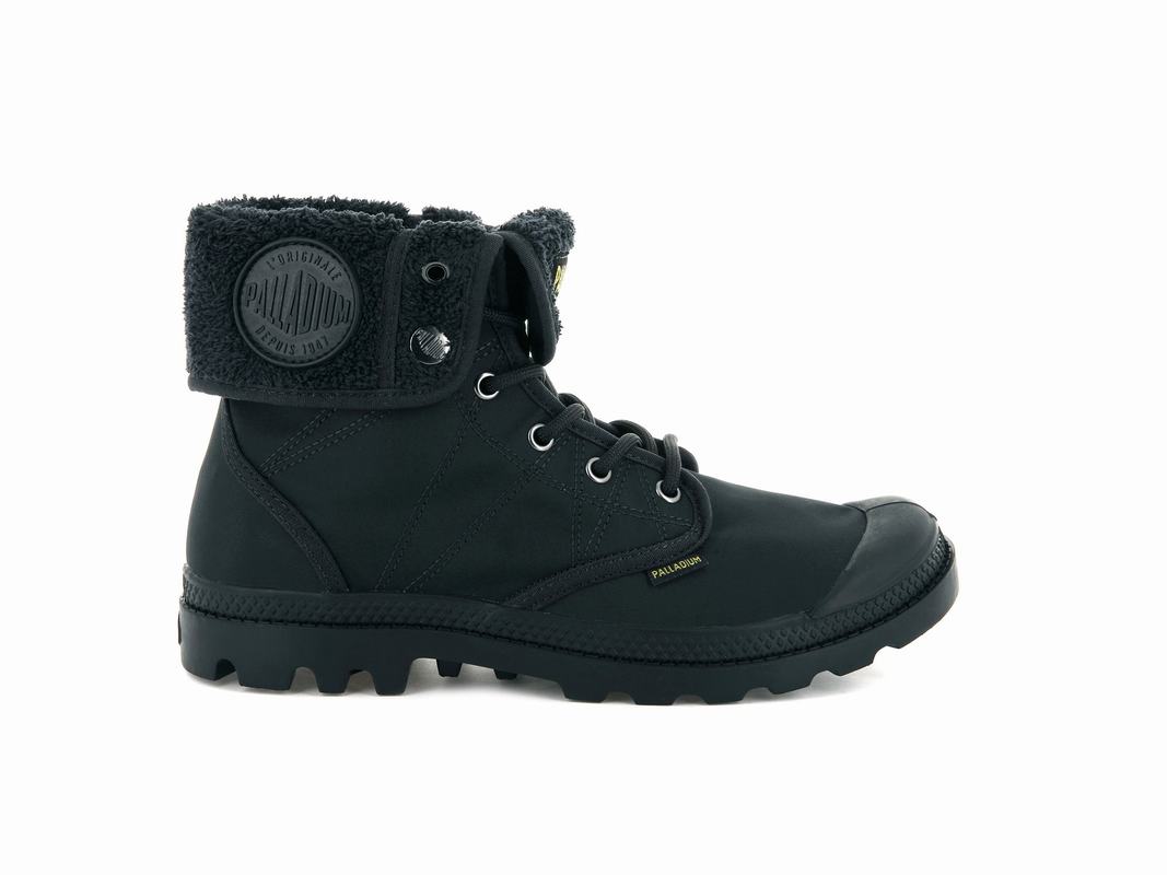 Palladium Pallabrousse Baggy Tx Mens Boots Dark Grey/Black Australia [TPICGU-059]